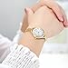 Women Quartz Watches COOKI Clearance Female Watches on Sale Cheap Lady Watches Stainless Steel Watch-H90 (Gold)