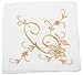 Greatlookz Extra Large Cotton Handkerchief with Monogram Embroidery