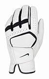 Nike Women's Dura Feel IV Regular White Golf Glove, Left Hand, Medium