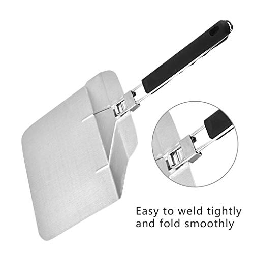 Fengyuanhong Stainless Steel Pizza Peel Spatel met Folding Heat Proof Handle Cake Lifter Shovel Keuken Tool - Afbeelding 6