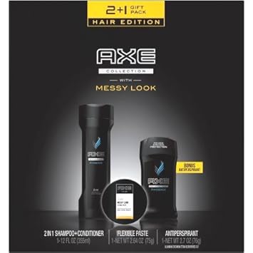 Amazon Com Axe 2016 Messy Look Hair 3 Piece Hair Edition For