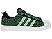 adidas Originals Men's Superstar Glow-in-the-Dark Shoes,Black/Shock Mint/White,11 M US