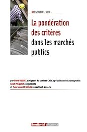 La  pondération des critères dans les marchés publics