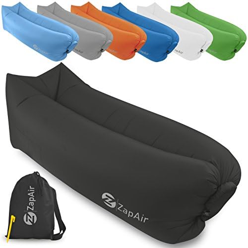 Inflatable Lounger Air Sofa | Easy Blow Up Beach Couch | Lazy Hangout Lounge With Carry Bag | Portable Quick Inflate Indoor or Outdoor Bed | Ideal for Camping, Hiking, Music Festivals And Pool Party