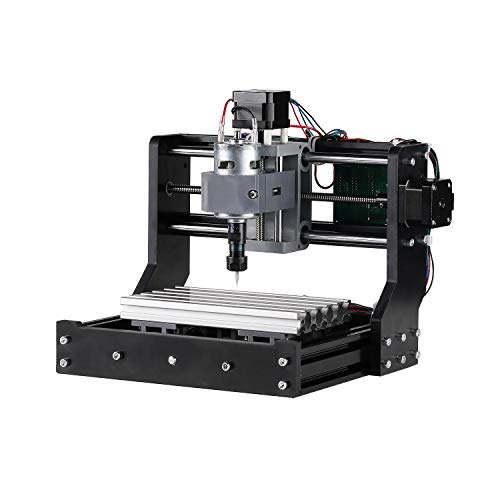 SainSmart Genmitsu CNC 1810-PRO Router Kit GRBL Control 3 Axis Plastic Acrylic PCB PVC Wood Carving Milling Engraving Machine, XYZ Working Area 180x100x45mm