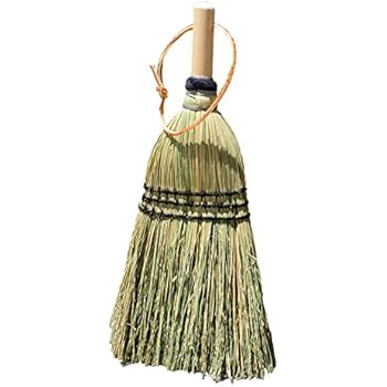 Authentic Hand Made All Broomcorn Hand Broom (13.5-Inch/Deluxe Whisk)