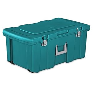 Image of Sterilite Footlocker- Varsity Blue, Set of 2