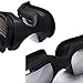 Baen Sendi Swimming Goggles with Siamese Ear Plugs - UV Protection Anti Fog - Best Adult Swim Goggles - Lifetime Guarantee (Black-2)