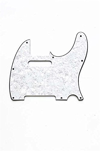 Allparts PG-0562-055 White Pearloid Pickguard for Telecaster