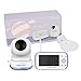 DBPOWER Video Baby Monitor, 270o Pan-Tilt-Zoom/4.3” Large Screen/VOX/Soothing Lullabies/Temp. Monitor/2-Way Talk/Night Vision/Nightlight/Record/Sound Indicator for Elder/Pet. etc., Camera Expandable