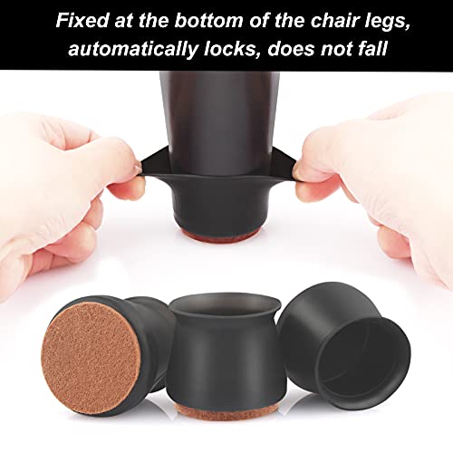 Chair leg Floor Protectors,32 Pcs Chair Leg Protectors, Chair Leg