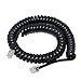 Telephone Handset Cord, Telephone Spiral Cable 10FT,Black