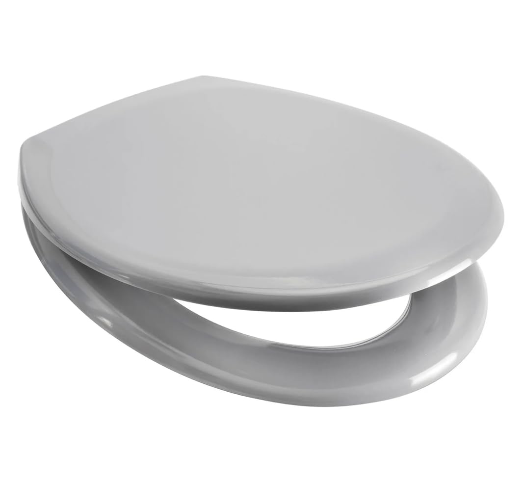 Euroshowers Rainbow Soft Close Toilet Seat (Light Grey)