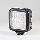 External Photo/Video 36LED Light with Adjustable Brightness, Build-in Li-ion Accumulator, Universal USB Charging Cable