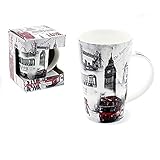 London Themed Fine China Latte Coffee Mug By Haysom Interiors