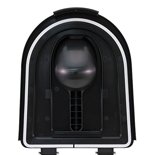 Paw Prints Plastic Pet Food Bin, Meow Photo Design, 15lb - Thumbnail 2