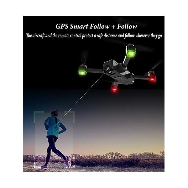 YOLL RC Quadrocopter Faltdrohne,GPS Drohne mit 4k HD Kamera,5G WiFi FPV Live Übertragung,250M Reichweite,120… – Bild 7