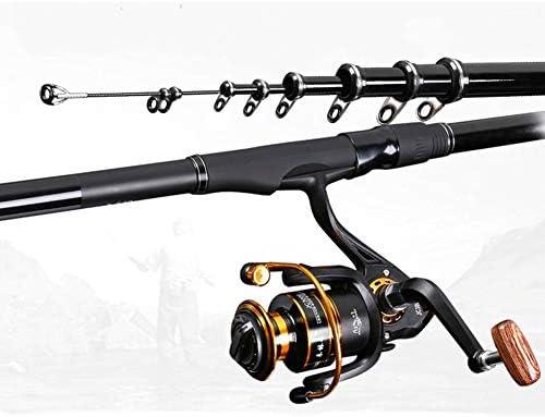 Fishing Tackle Kit with 3.6M 4.5M 5.4M 6.3M Spinning Rod Reel Combos for Sea Saltwater Freshwater Boat Fishing