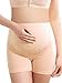 Intimate Portal Women Anti Chafing Maternity Boyshort Briefs 2-PK Purple Beige M