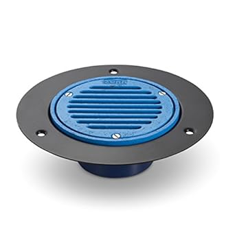 Zurn FD2240-NH3 Wood Deck Drain, Cast Iron Body, 3" No-Hub 