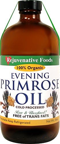 Rejuvenative Foods Raw Organic Evening Primrose Oil - Fresh-Pressed