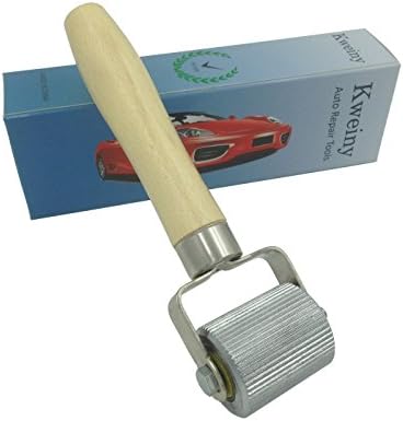 Kweiny Metal Barrel Roller 1.5" Dia Installation Tool for Auto Noise Sound Deadening Insulation Mat or Wallpaper | Rolling Whell Tools for Car or Motorbike Tire Patch Repair (Roller Width 40mm)