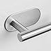 BESy Self Adhesive Toilet Paper Holder Bathroom Paper Toilet Roll Holder Hanger, SUS 304 Stainless Steel, Wall Mount with 3M Tape and Glue Stick, Brushed Nickel Finish