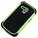 kwmobile Full Armor Case for Samsung Galaxy S3 Mini i8190 - Heavy Duty Shockproof Protective Hybrid Case Cover - Green/Black