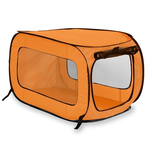 Beatrice Home Fashions Portable, Collapsible, Pop Up Kennel Travel Cat and Dog…