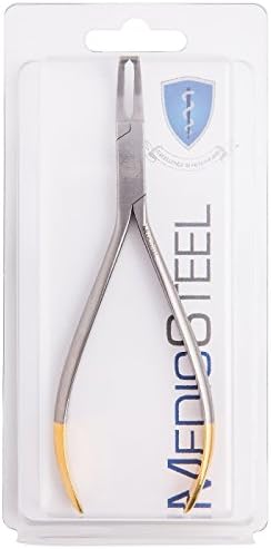 Lingual Bracket Removing Pliers with T/C inserts - 6 inch / 15 cm