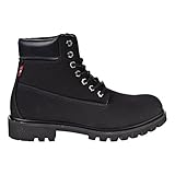 Levi's Crestone INJ Mens Boots Black Mono Chrome 518017-a48 (9 D(M) US)