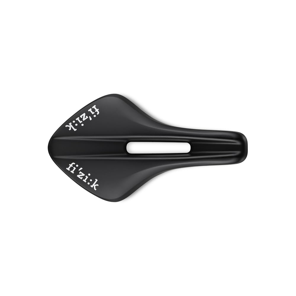 Fizik Transiro Aeris R5 Short Distance Triathlon Bike Saddle, Carbon Reinforced Shell with Alloy Rails, 135mm Width, Black