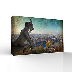 wall26 Canvas Wall Art Memory Cathédrale Notre Dame...