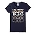 Stubborn Dachshund Tricks T-Shirt Tshirt - Female XL - Navy