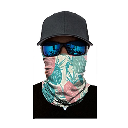 OWMEOT Stretchable Face Shield Mask Guards Balaclava Headwear for Camping,Running,Cycling, Biking, Motorcycling,Fishing,Hunting,Yard Working and Sun UV Protection (B)