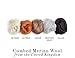 Complete Needle Felting Craft Starter Kit for Beginners, Premium Tools and Supplies, 17 Colors Wool, 6 Needles Color Coded, Wool Felting Pad, Leather Finger Guards, Storage Case, Assembled in USA