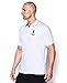 Under Armour Men's WWP Tech Polo Shirt, White, Large