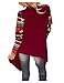 AuntTaylor Juniors Casual Striped Batwing Knit Kimono Shawl Cardigans Red L
