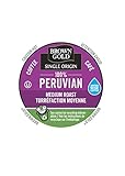 Brown Gold, 100% Peruvian Coffee, 48 Single Serve RealCups