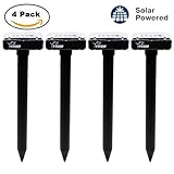 Toro Products Mole Repellent 4 pack Solar Powered for Lawn Garden Yard Outdoor Pest Control Rodent Repellent Ultrasonic Pest Repeller Gopher Repeller Vole Chaser Pest Deterrent