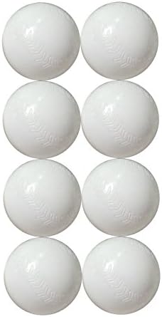 Kidwerkz Pop and Play Replacement Plastic Baseball Balls (8 pack) with ball bag