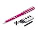 Lamy Safari Fountain Pen (13M) Pink & 5 Black Ink Cartridges