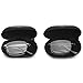 DOUBLETAKE Reading Glasses - 2 Pairs Readers with Belt Loop Zip Case - 1.00