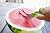 Wedgie Watermelon Cutter, Melon Slicer, Premium Corer Knife, Easy cutting- Non-Slip Easy Grip Silicone Handle Brushed Stainless Steel, Multiple Colors