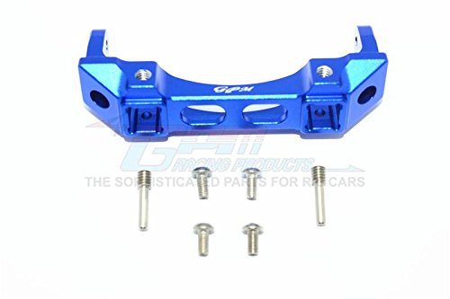 Traxxas TRX-4 Trail Defender Crawler Upgrade Parts Aluminium Front Bumper Mount - 1Pc Set Blue