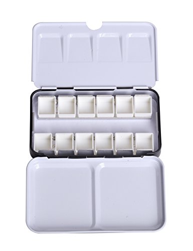 Meeden empty watercolor tins palette paint case with 12…