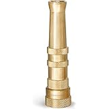 Heavy-Duty Adjustable Brass Hose Nozzle