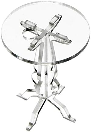 amleso DIY Clear Transparent Cupcake Serving Platter Dessert Stand Rack