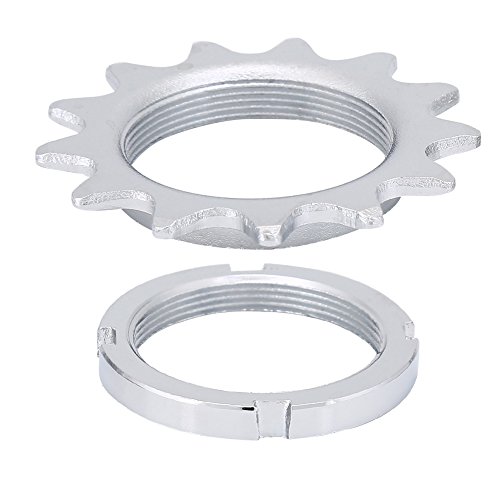 Bike Freewheel, High Strength Steel Single Speed Freewheel Flywheel Sprockets Parts for Fixed Gear Bike Bicycle(13T)