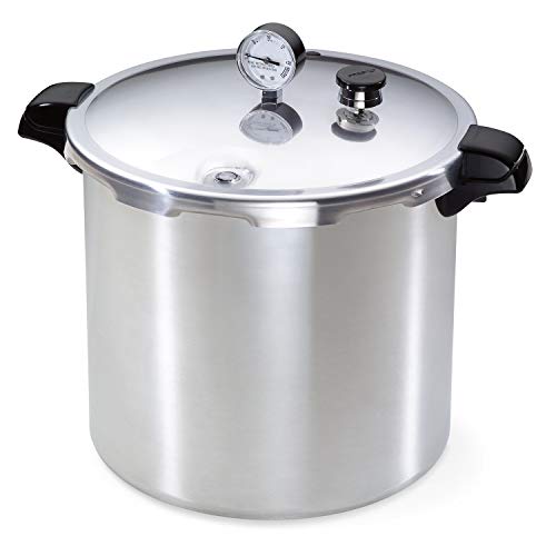 Presto 01784 23Quart Induction Compatible Pressure Canner, Silver